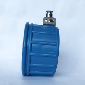 अनुकूलित डायल आकार 2.5 इंच 63mm cmH2O कैप्सूल कम दबाव नापने का यंत्र के साथ ब्लू रबर कवर - Product Image 5