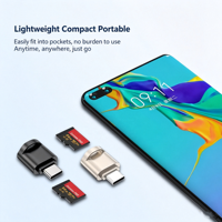 USB-C to TF Card OTG Adapter for Laptop PC Tablet Phone External USB3.0 TF Card Reader