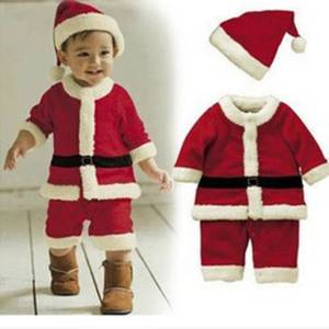 Conjunto de Disfraces Navideños para Niños y Niñas, Disfraz de Papá Noel para Actuaciones de Disfraces - Product Image 5
