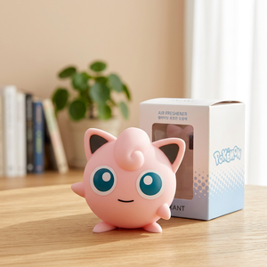 Diffuseur de parfum pour voiture Pokémon Jigglypuff, clip de ventilation, diffuseur automobile coréen rechargeable, parfum d'ambiance pour véhicule anime, objet de collection en plastique, vente en gros - Product Image 3