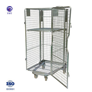 <span class=keywords><strong>Jaula</strong></span> de almacenamiento para Supermercado, carro con 4 ruedas - Product Image 1