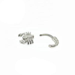 Gioielli per piercing alla pancia in acciaio inossidabile anello per <span class=keywords><strong>ombelico</strong></span> con pancia di scorpione personalizzato di alta qualità <span class=keywords><strong>all</strong></span>'ingrosso - Product Image 5