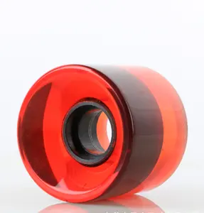 2021 Vendita calda Trasparente Rosso 60*45mm 78A Durometro di Skateboard Longboard Ruote