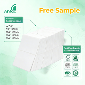 ई कॉमर्स विक्रेता गोदामों और कूरियर वितरण केंद्रों के लिए थर्मल तेल प्रमाण शिपिंग लेबल पेपर - Product Image 1