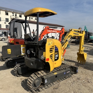 Mini-excavatrice d'occasion Komatsu PC20MR-2 de 2 tonnes, machine d'excavation sur chenilles d'occasion du Japon - Product Image 3