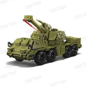 Modello re 20031 nuova serie militare Dana semovente telecomando bottiglia modello ragazzo regalo blocchi di costruzione set - Product Image 1