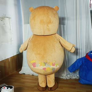 Costume de mascotte en peluche Capybara marron mignon, taille réelle, costume de rongeur de dessin animé pour les festivals, les événements de vacances et les promotions de marque - Product Image 4