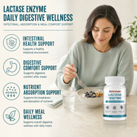Compléments alimentaires naturels végétaliens à base d'enzyme lactase pour le soutien immunitaire et la santé digestive, marque privée OEM, prix Chine, comprimés d'enzyme lactase