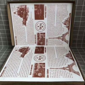 Papel Absorbente de Grasa para Hamburguesas, Papel Antigrasa, Papel Impreso Personalizado con Recubrimiento de PE, Papel para Envolver Alimentos - Product Image 2