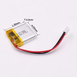 3,7 v 100 мА/ч, 402020 маленький гибкий литий-полимерный аккумулятор - Product Image 4