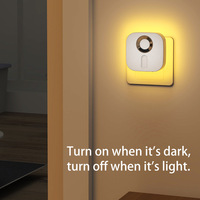 Lumière activée par l'humain qui s'allume lorsqu'une personne entre dans la chambre, armoire de chevet, nouvelle veilleuse LED adaptée au sommeil