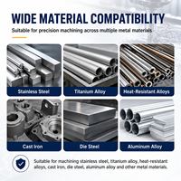 2 Mata Bor Karbida Flute untuk Mesin CNC, Pemotong untuk Aluminium, Kayu, Akrilik, dan Material Lunak