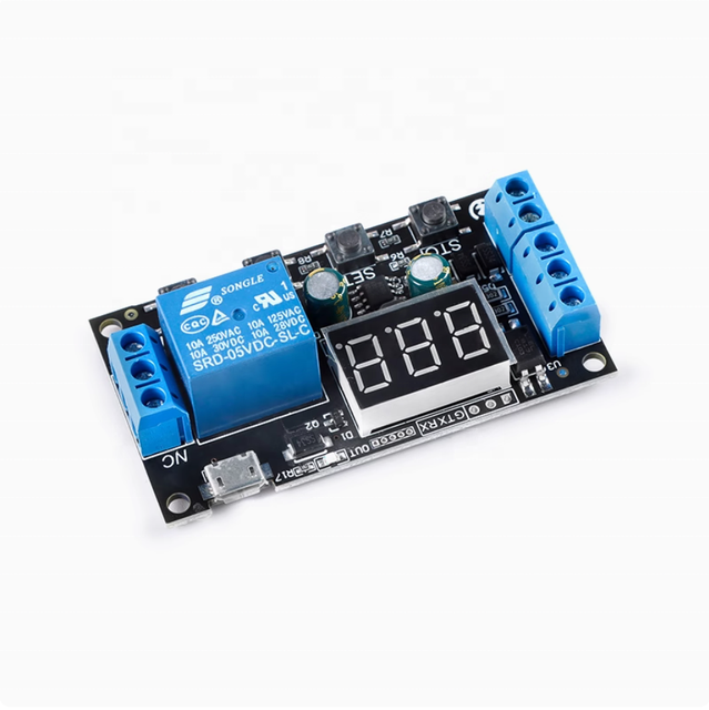 ZK-TD2 time Delay relay module 5-30V multi-trigger multi-mode trigger cycle timing module