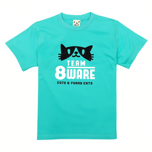 T-shirt Team8ware Cat verde menta a maniche corte unisex, abbigliamento promozionale - Product Image 2