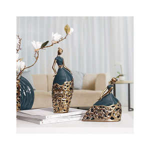 Accessoires <span class=keywords><strong>de</strong></span> décoration pour filles <span class=keywords><strong>danseuses</strong></span> <span class=keywords><strong>modernes</strong></span> en céramique <span class=keywords><strong>de</strong></span> luxe Articles d'ameublement en gros pour décorations <span class=keywords><strong>de</strong></span> maison <span class=keywords><strong>de</strong></span> luxe - Product Image 4