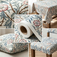 Nappe en toile imprimée florale style pastoral britannique vintage, motif bruyère douce, pour extérieur, personnalisable
