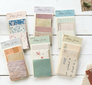Vintage Papier Dekorative Scrapbook-Aufkleber Lose Blätter Journal-Zubehör Notizblöcke Schöne Papierblumen Scrapbooking <span class=keywords><strong>FUYADA</strong></span> - Product Image 6