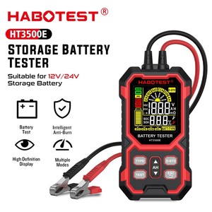 HABOTEST เครื่องทดสอบแบตเตอรี่ HT3500E 7-23V เครื่องมือทดสอบอายุการใช้งานแบตเตอรี่รถยนต์แบบดิจิตอล - Product Image 5