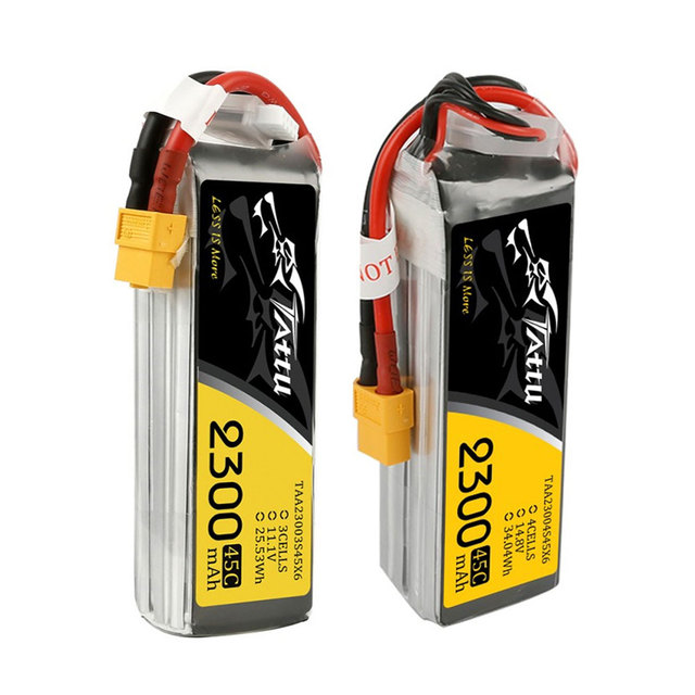 ACE Tattu Lipo Battery 2300mAh Lipo 3S 4S 11.1V 14.8V 45C XT60 Plug RC FPV Racing Drone Power Battery m3 max drone