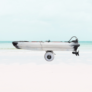 Kayak de Pêche Léger Monoplace en PEBDL 37'' de Large Sit-On-Top <span class=keywords><strong>Petit</strong></span> Canoë Gonflable Bacs à Poissons Vivants de 60L Bateaux d'Aviron pour le Surf - Product Image 6