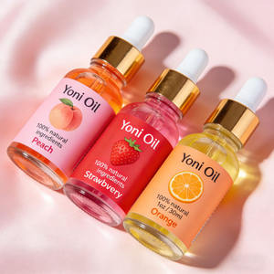 Aceite Íntimo de Melocotón para Pelo Encarnado y Sequedad, Aceite Orgánico para Cuidado Femenino, Marca Privada - Product Image 1