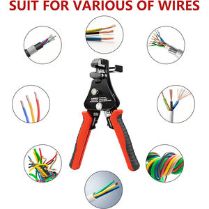 Pelacables para cables sólidos y trenzados, herramienta de crimpado eléctrico, pelacables rápido universal de mano, alicates de pesca ecológicos - Product Image 6