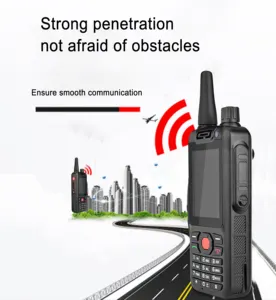Talkie-walkie GSM WCDMA FDD, 1.3 Ghz, batterie 3500mAh, radio POC longue distance
