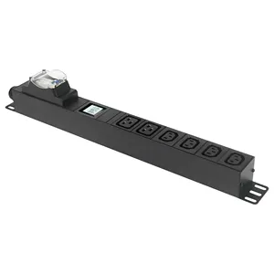 الصين عالية الجودة شاشة حماية الزائد LCD متر Pdu c13 c19 v 30A وحدات توزيع الطاقة PDU