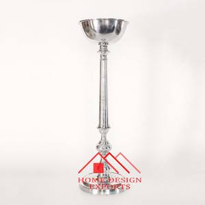 Centros de Mesa Florales para Decoración de Bodas, Florero de Aluminio Grande Tipo Trompeta para Centros de Mesa, Superventas - Product Image 1