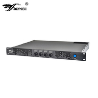Amplificateur de puissance numérique HQ4012 1U 4 canaux 1200W, amplificateur audio de classe D professionnel, amplificateur pour système de sonorisation DJ