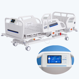 Cama de hospital eléctrica de 7 funciones para sala privada y cama médica multifuncional de UCI con balanza - Product Image 1