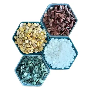 High quality Aggregate Crushed Marble Chips Stone Pebbles All Sizes, Natural Stone Marble Chips, Marble Gravels