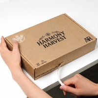 Boîte d'expédition pliable en carton ondulé kraft avec logo personnalisé pour vêtements et chaussures, emballage épaissi
