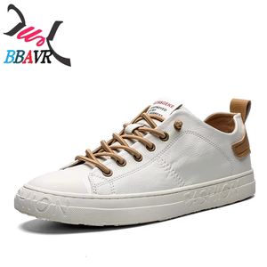 Chaussures décontractées blanches pour hommes, style skateboard britannique, nouvelle collection 2021 - Product Image 1