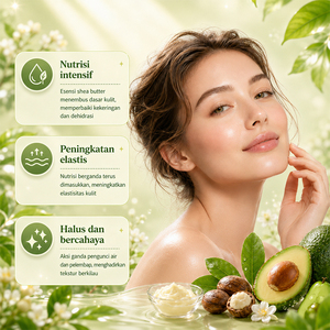 Mascarilla Facial de Manteca de Karité KORMESIC, Certificada por Bpom, Marca Privada, 25 ml, Nutritiva e Hidratante, con Ingredientes Naturales - Product Image 3