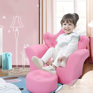 Sofá popular de América del Sur para niños, sofá de princesa con decoración de diamantes, sillón para niños y niñas - Product Image 6