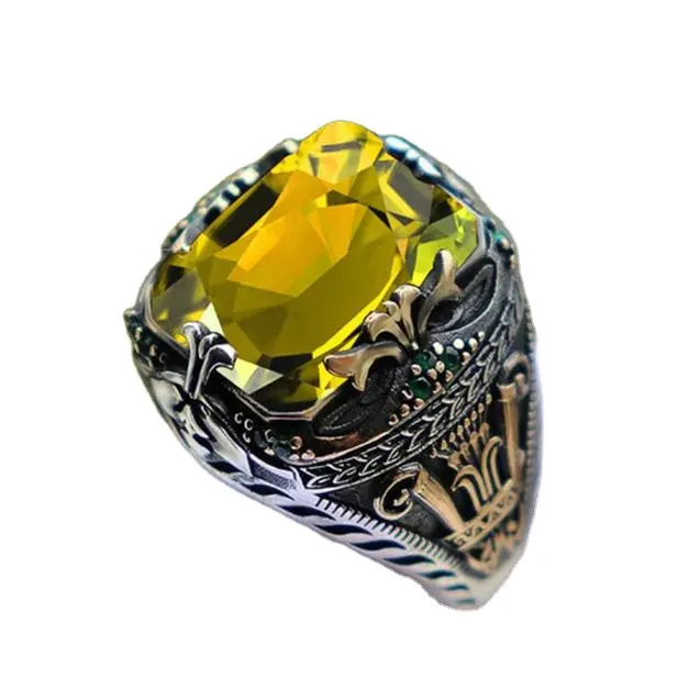 Anillos Nhẫn bague 925 Bướm 925 sinh thái thân thiện Inlay Chunky Dubai 24K Acrylic chúa nhựa ý giá thấp đối tác Nhẫn