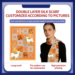 ผ้าพันคอแฟชั่นคุณภาพสูง ผ้าพันคอแบบกำหนดเองสำหรับผู้ชาย ลายเพสลีย์ สไตล์ฮิปฮอป ขายส่งจำนวนมาก - Product Image 3