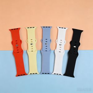 Correa de Reloj Deportiva de Silicona Suave y Colorida, Directo de Fábrica, Repuesto para Apple Watch <span class=keywords><strong>SE2</strong></span>/11/10 38/42mm, Compatible con ODM/OEM - Product Image 2
