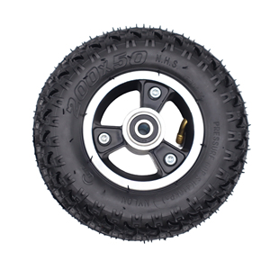 Roue gonflable de 8 pouces 200x50, pneu pneumatique tout-terrain pour trottinette électrique, <span class=keywords><strong>skateboard</strong></span>, vélo - Product Image 1