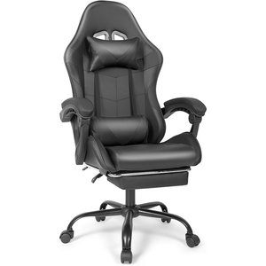 Chaise de jeu robuste et confortable pour ordinateur, inclinable, design racing élégant, pour joueurs adultes - Product Image 1
