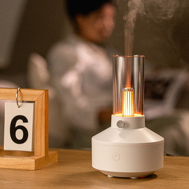 New Steam Aromatherapy Diffusor Ultrasonic Luxury Aroma Essential Oil Diffuser Usb Portable Antique Oil Diffuser with Lamp