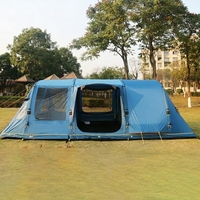 Tente de camping gonflable ZHUIFENG grande et sombre pour chambre à coucher, double couche, ouverture rapide automatique, quatre saisons, climatisée pour l'extérieur