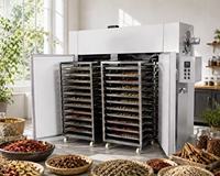 Déshydrateur alimentaire automatique grande capacité avec système de circulation d'air chaud