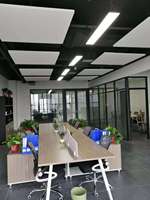 Plafon Gantung Fiberglass Multi-warna & Multi-bentuk untuk Tempat yang Membutuhkan Peredam Kebisingan