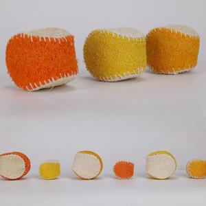 Jouets pour animaux de compagnie en filet de loofah naturel, style moderne, personnalisables en gros, anti-morsure, pour l'entraînement au tennis des chats et des chiens, style dessin animé - Product Image 4