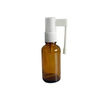 Pulvérisateur Nasal Médical en Verre Ambré Bleu à Brume Fine 5ml 10ml 15ml 20ml 25ml 30ml 1oz 1 oz