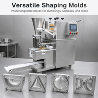 Machine automatique multifonction en acier inoxydable pour la fabrication de samosas, gyozas, empanadas et wontons, grande capacité, avec remplissage viande-légumes