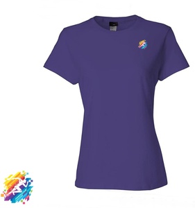 Camiseta Casual de Verano 2022 para Mujer, Cuello Redondo, Manga Corta, 100% Algodón, a Rayas, Transpirable - Product Image 6