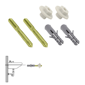 Kit sanitario per il fissaggio del lavabo 10x110 mm. (2 Pezzi) - Product Image 1
